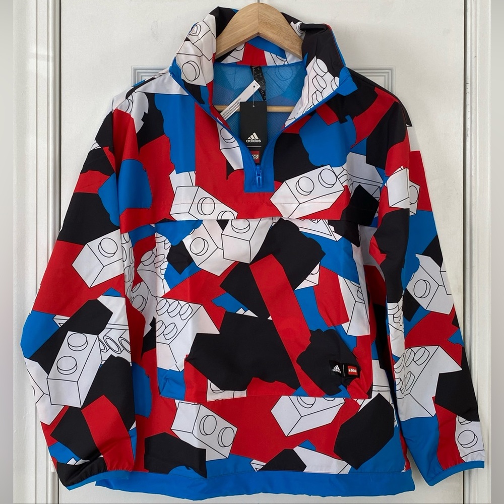 Adidas x Lego U LEGO KIDS’ TRAINING JACKET Windbreaker Size M Medium NWT 08/2021